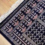 Blue Parda Hand Knotted Rug