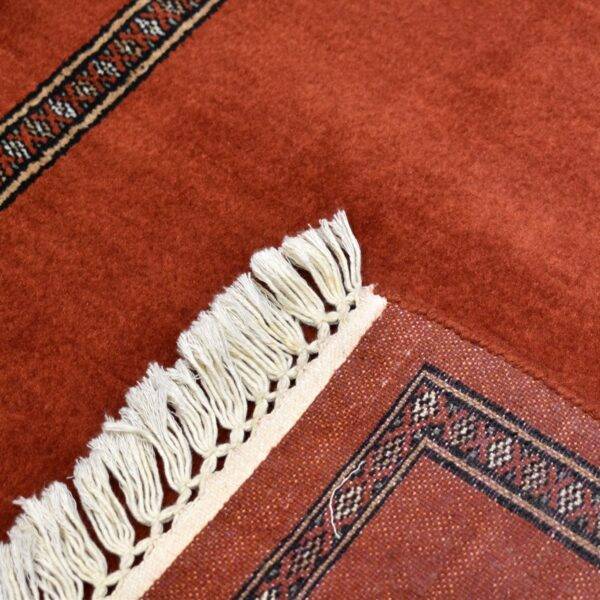 Orange Modern Hand Knotted Rug