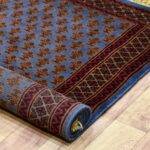 Blue Litchi Hand Knotted Rug