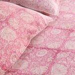 Peony Rose Hand Block Print Double Bed King Size Cotton Bed Sheet