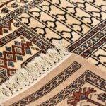 Beige Parda Hand Knotted Rug