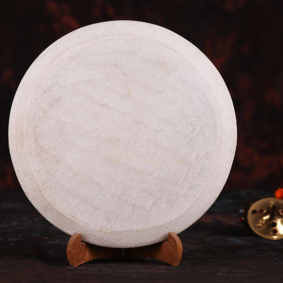 Marble Inlay Round Plate n1 3