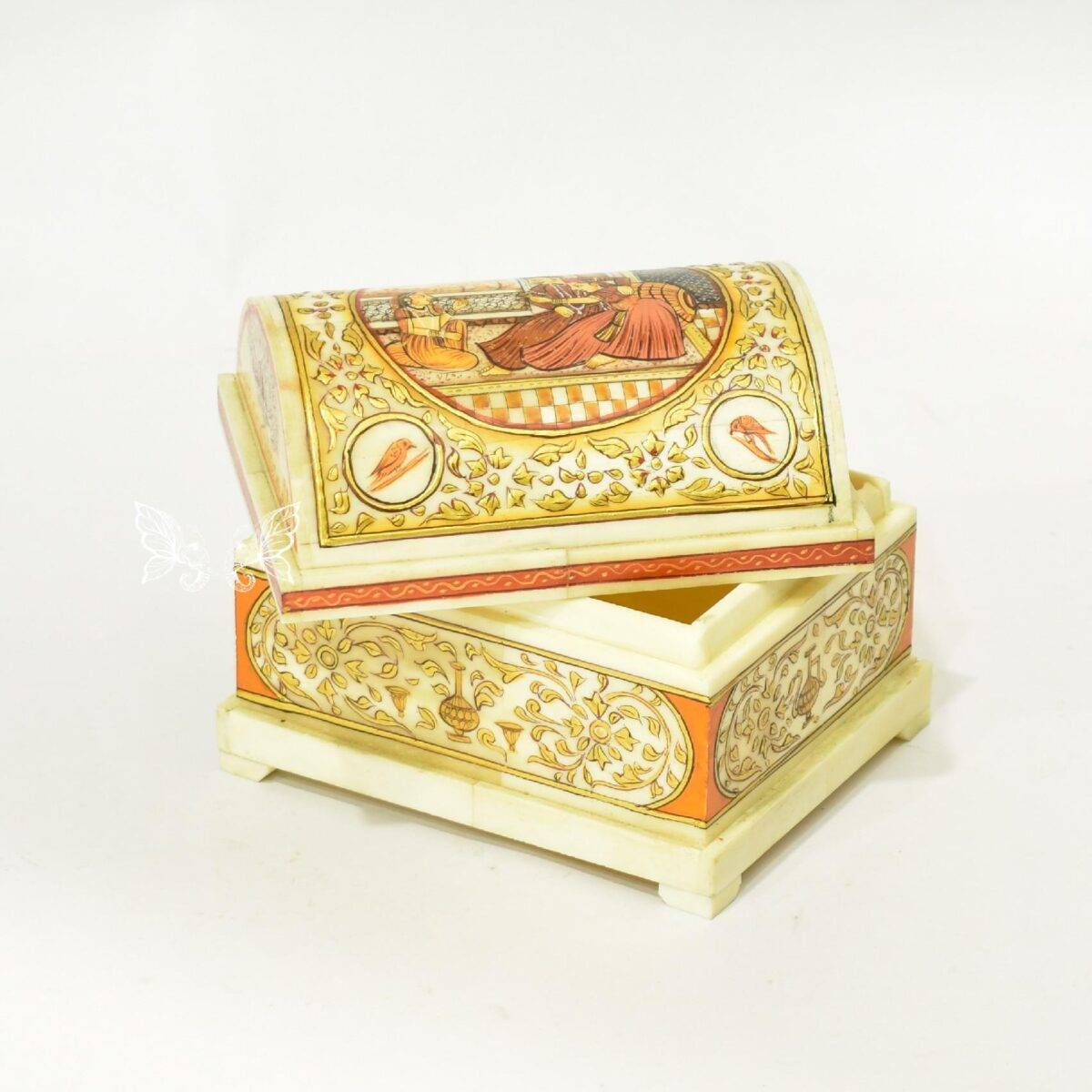 bone hand painted box n13 3 1