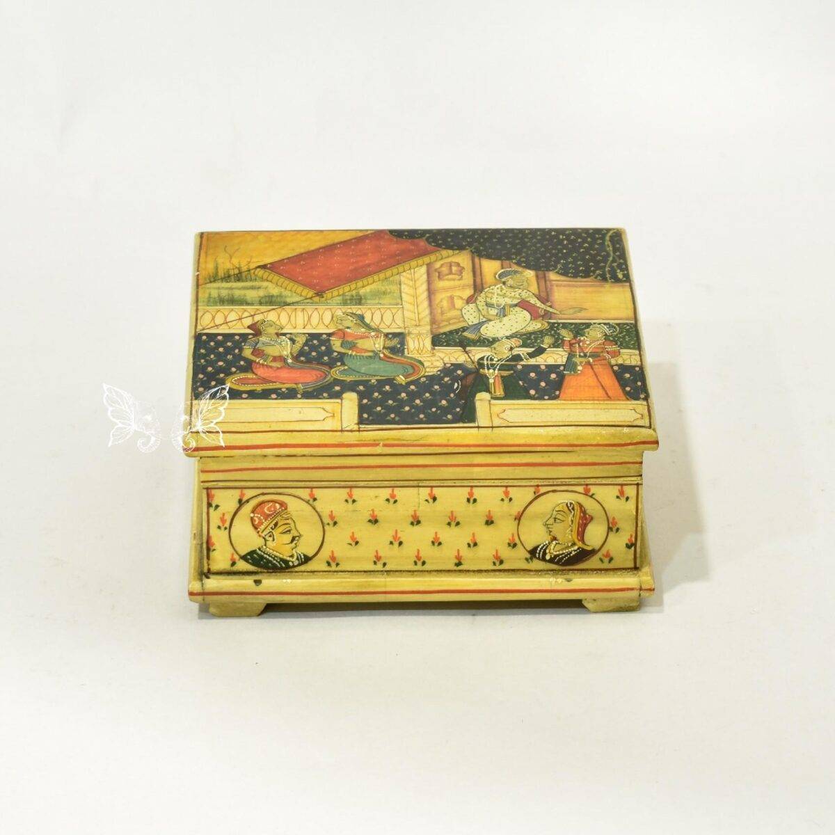 bone hand painted box n15 1