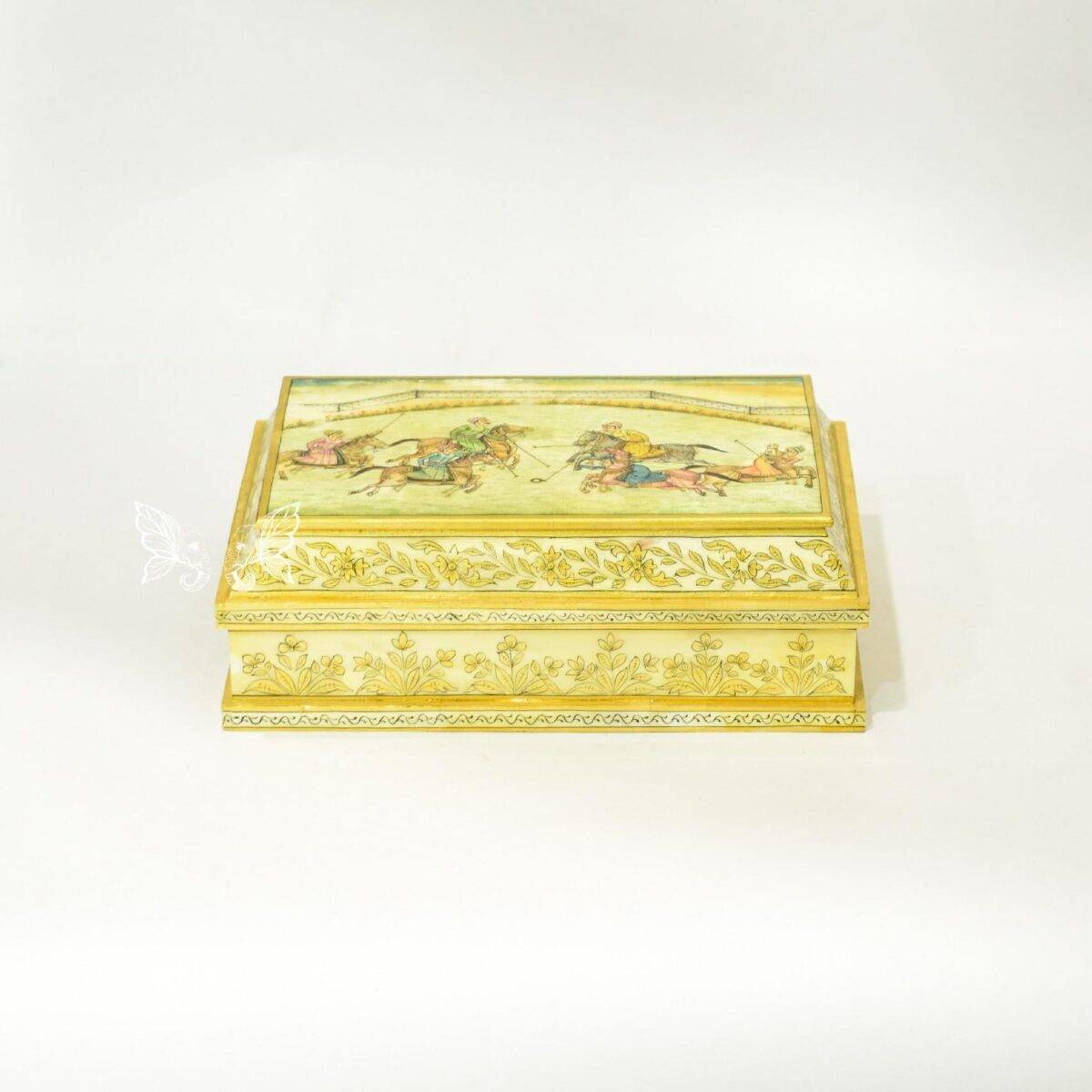bone hand painted box n16 4