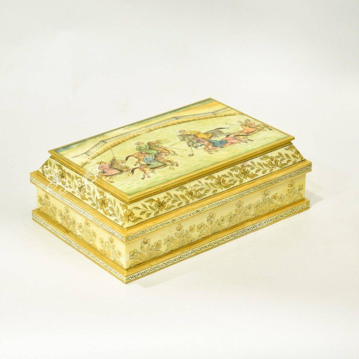 bone hand painted box n16 6