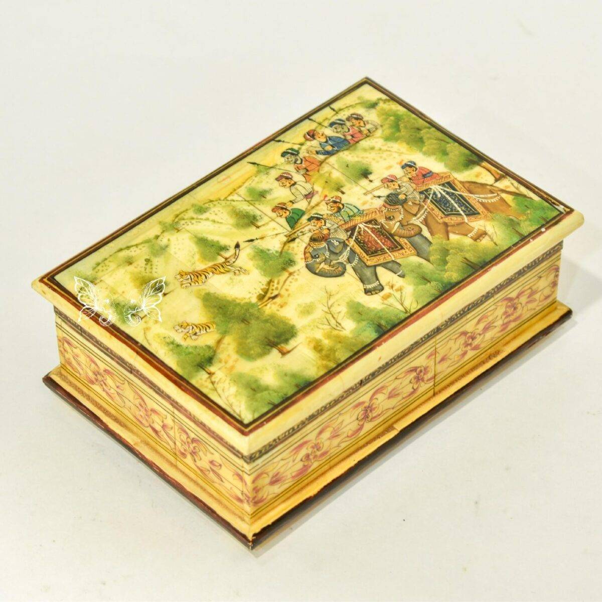 bone hand painted box n18 2