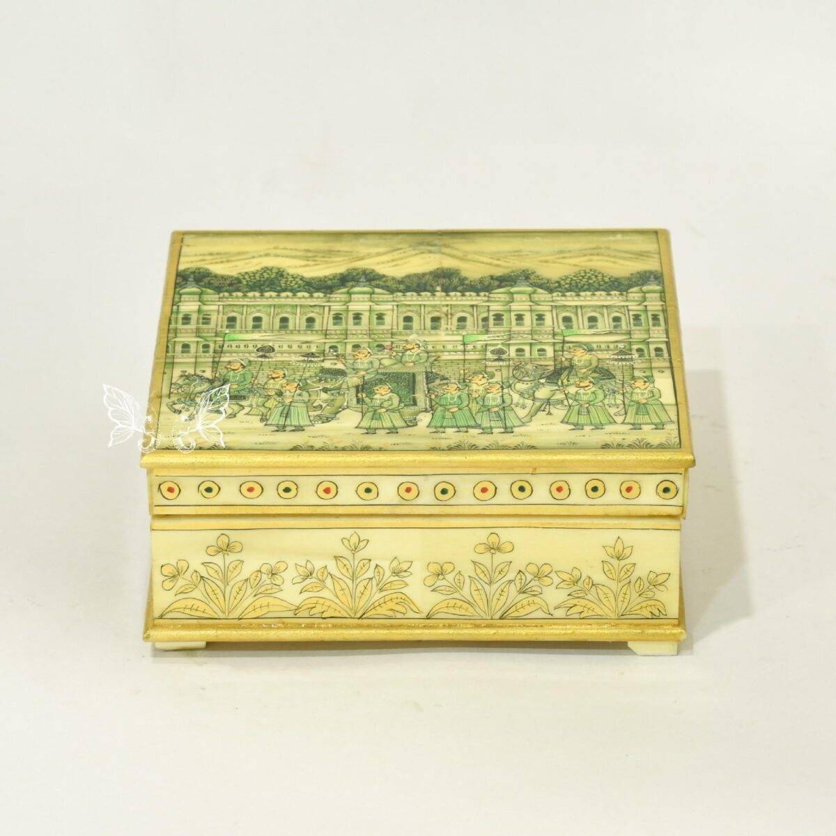 bone hand painted box n19 4
