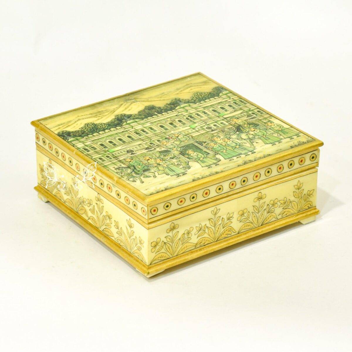 bone hand painted box n19 5