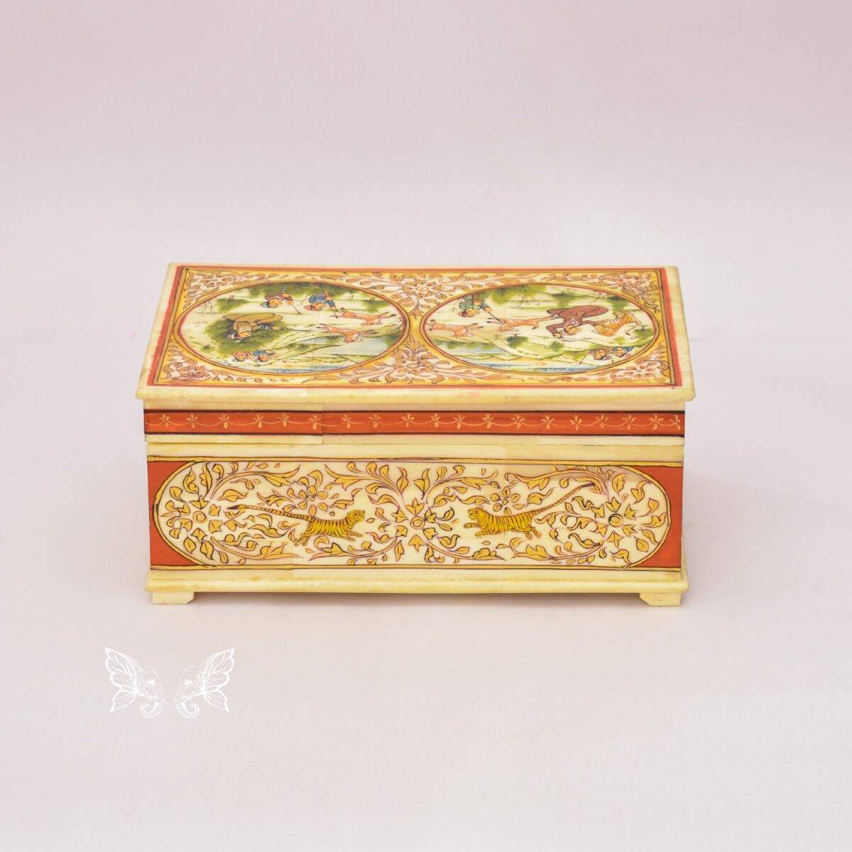 bone hand painted box n2 1