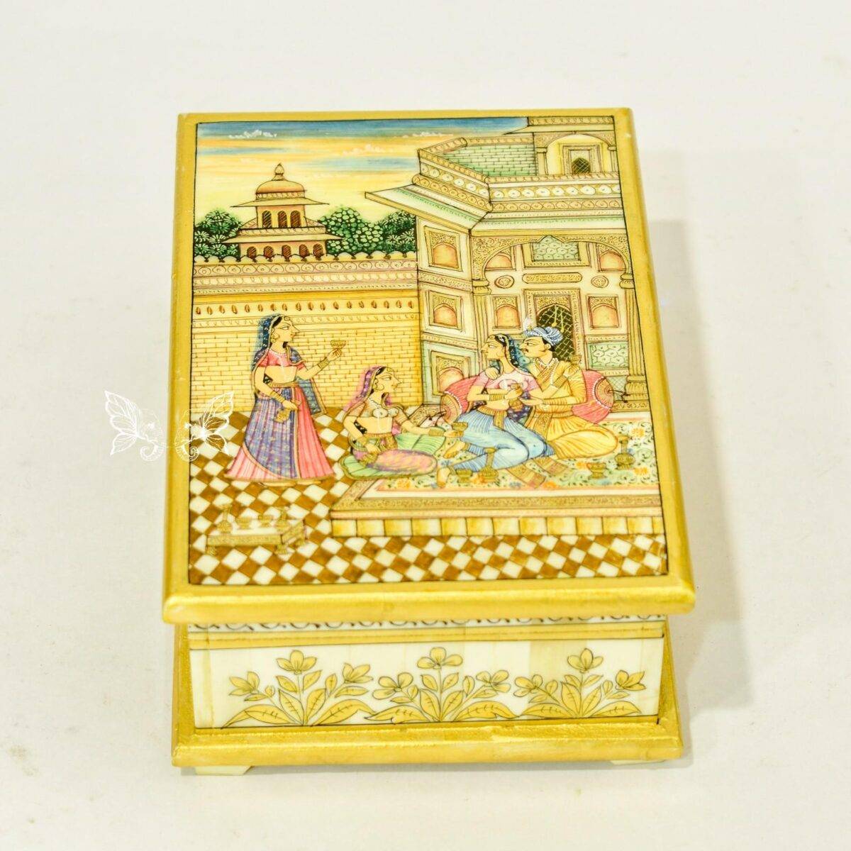 bone hand painted box n20 3 1