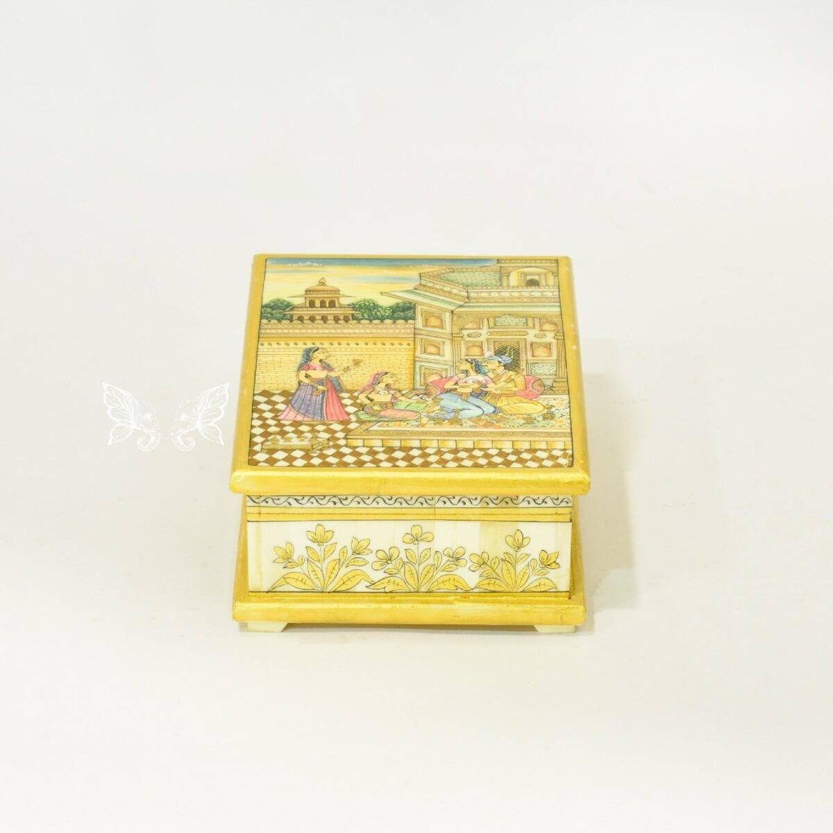 bone hand painted box n20 4