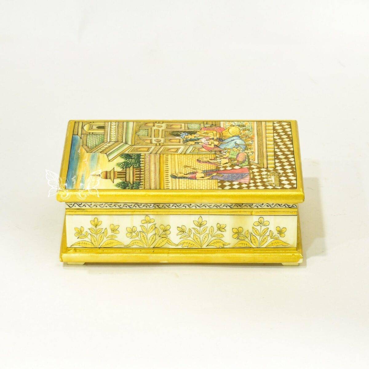 bone hand painted box n20 5