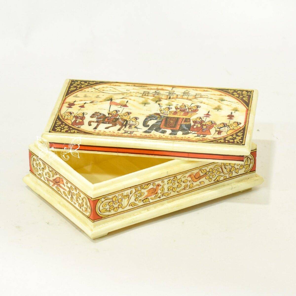 bone hand painted box n23 2