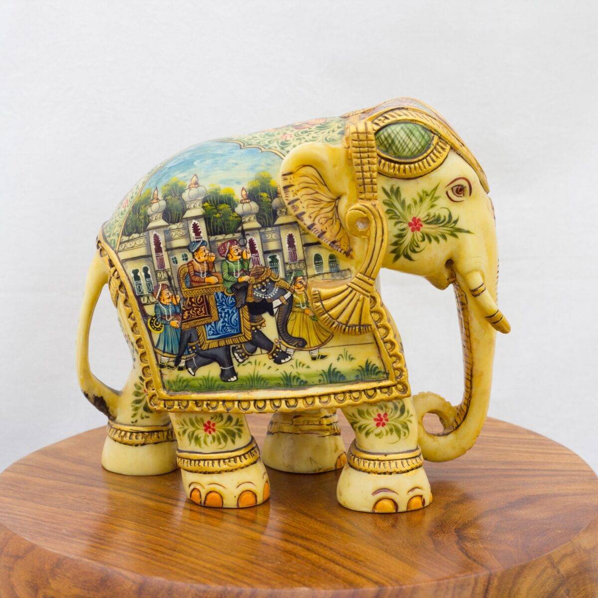 bone hand painted elephant 25 scaled 1