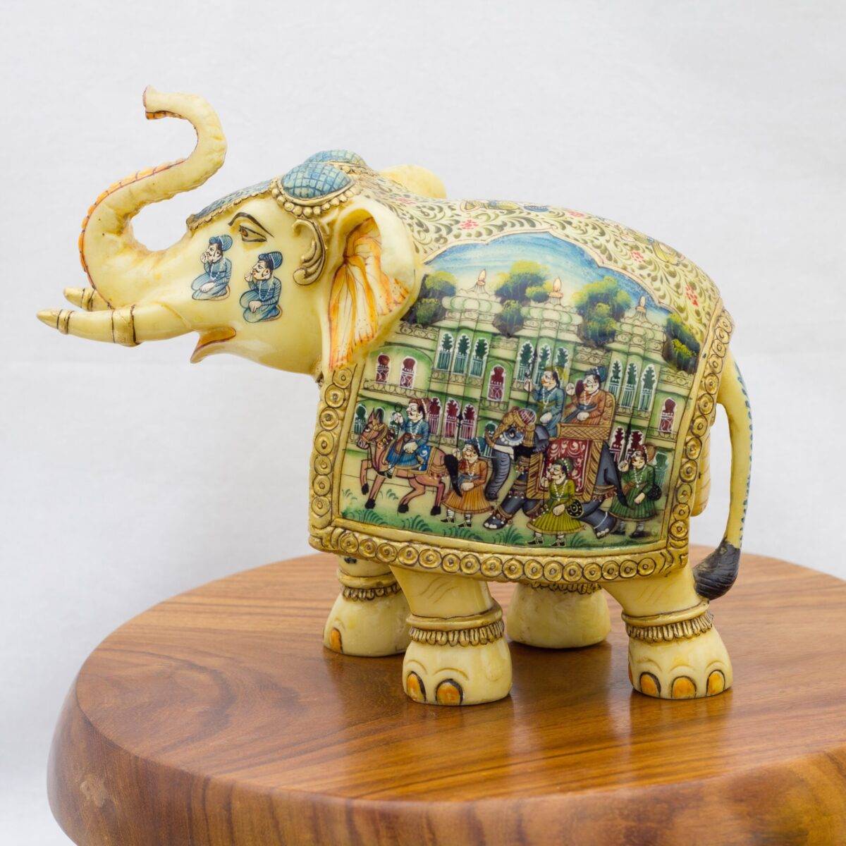 bone hand painted elephant 4 scaled 1