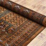 Brown Parda Hand Knotted Rug