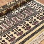 Beige Parda Hand Knotted Rug