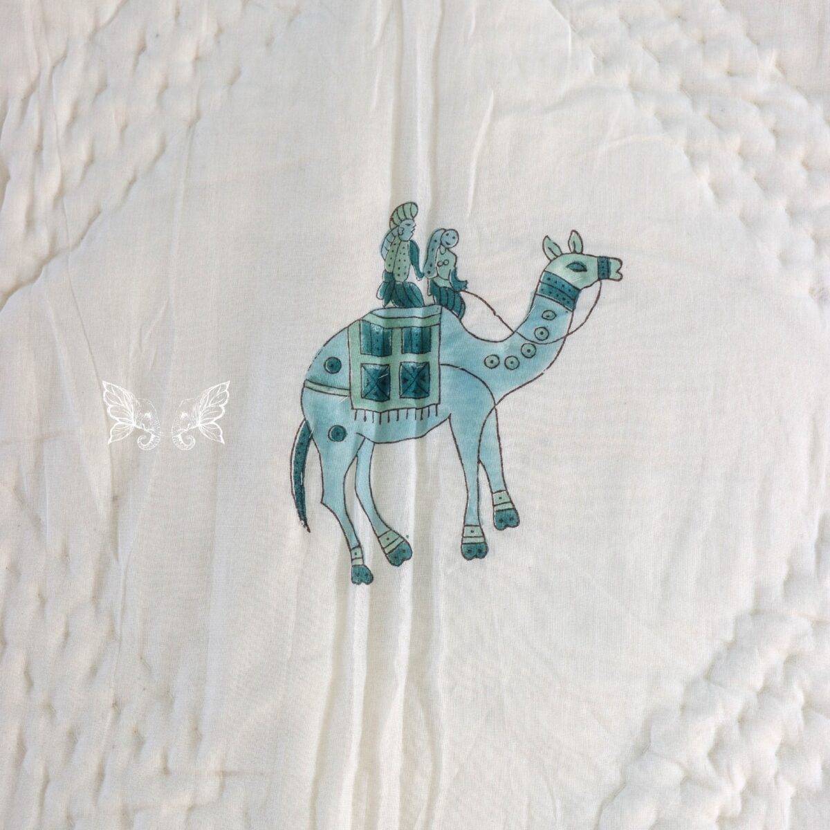 handblock print camel single