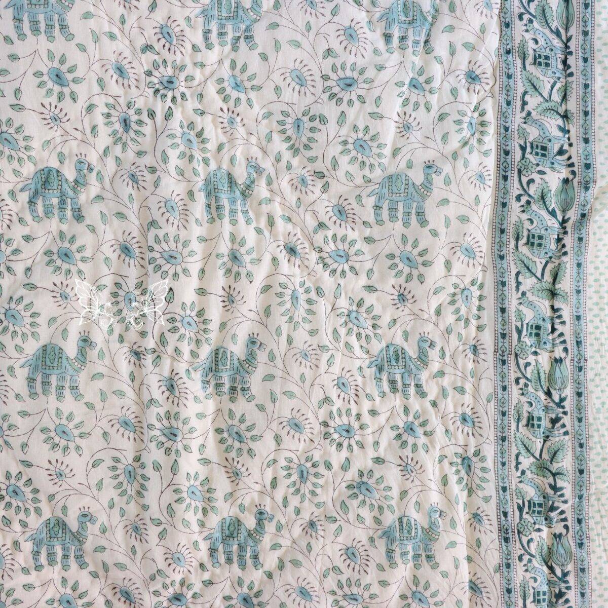 handblock print camel single 10
