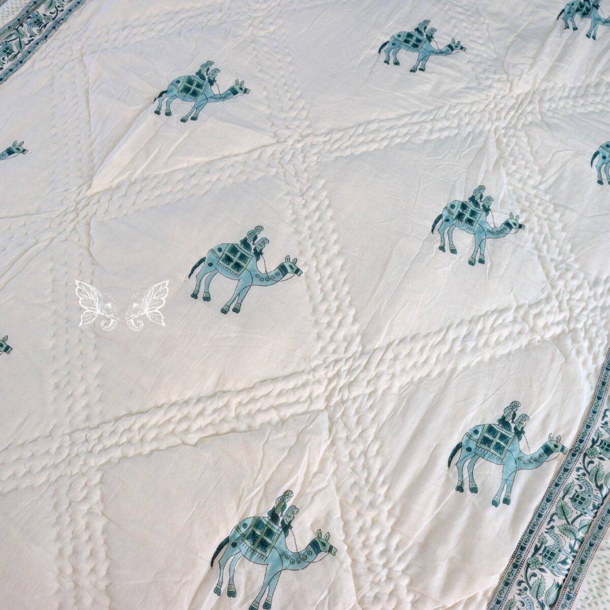 handblock print camel single 3