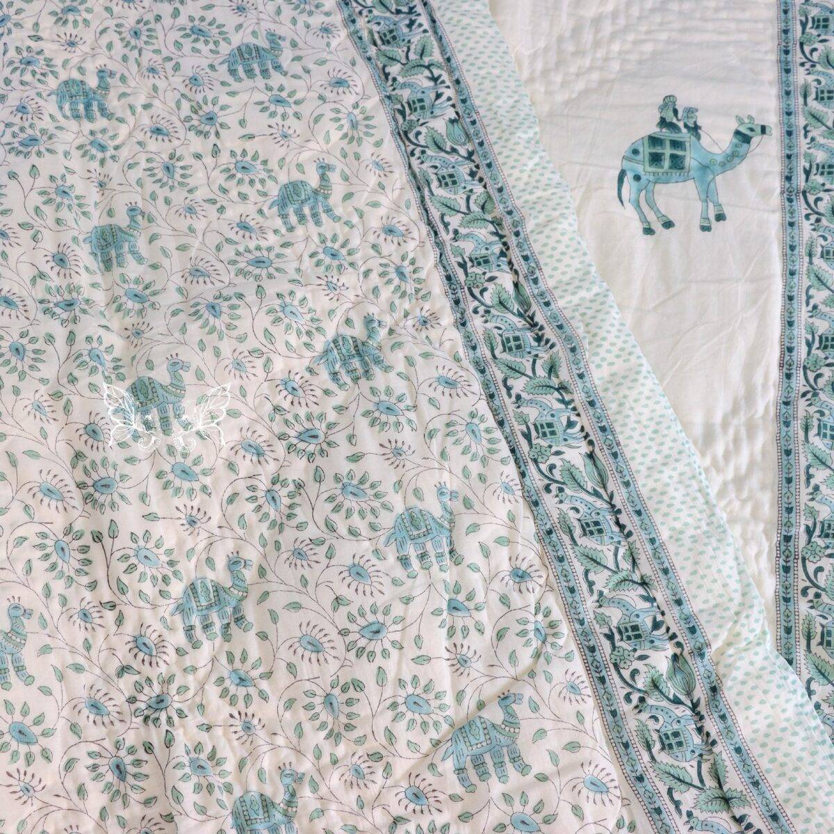 handblock print camel single 4