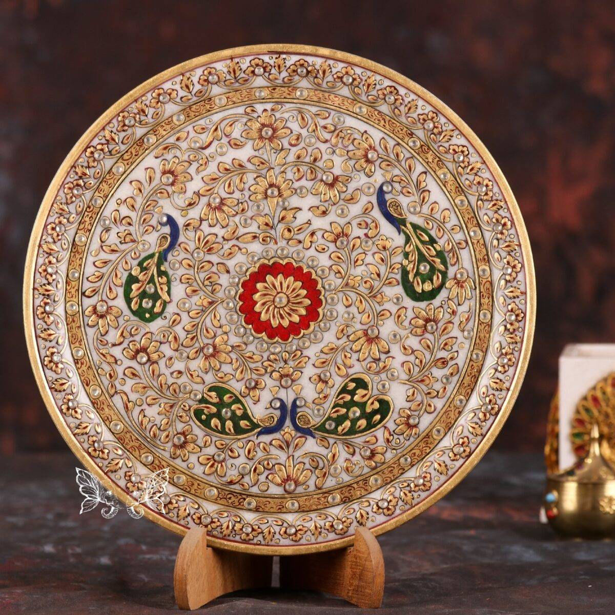 inlay marble plate 42 1