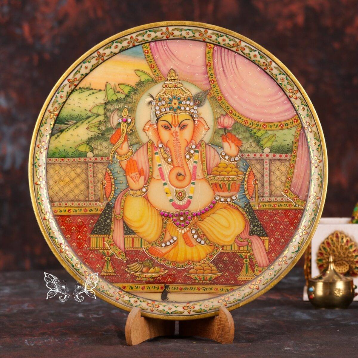 inlay marble plate 67