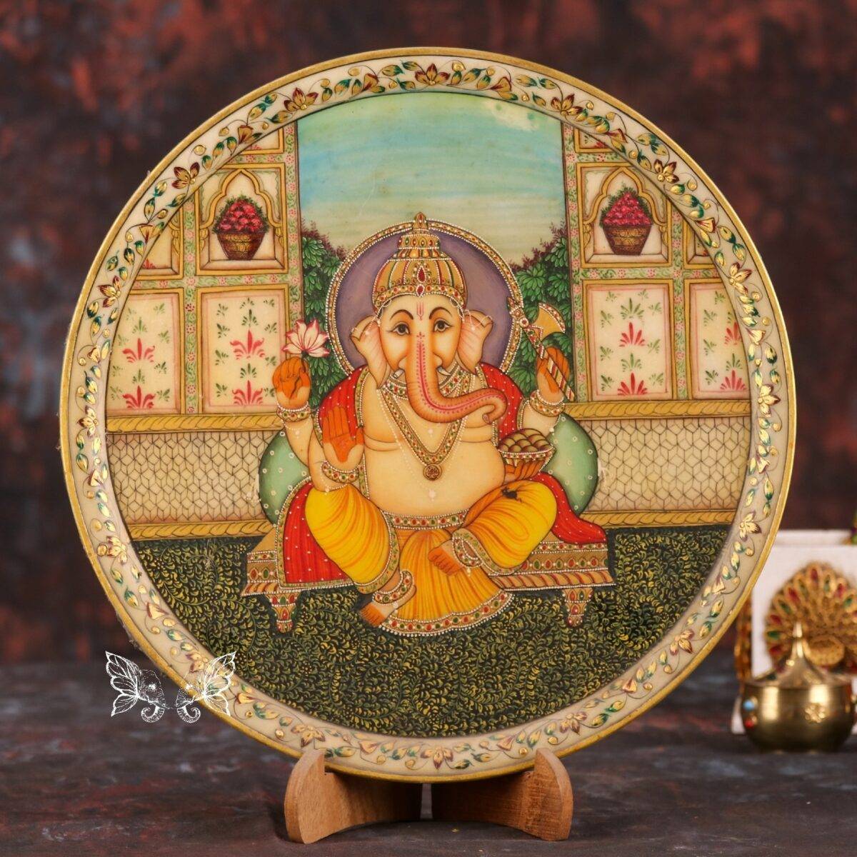 inlay marble plate 84