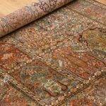 Hamdaan Design Multi Colour Silk Rug from Kashmir 4×6 Feet