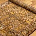 Exquisite Qum Design Silk Rug (4x6 ft) Shades of Beige, Handcrafted in Kashmir