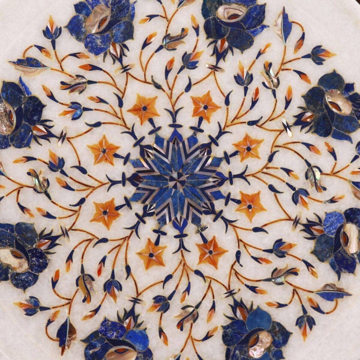marble inlay plate 00001 4