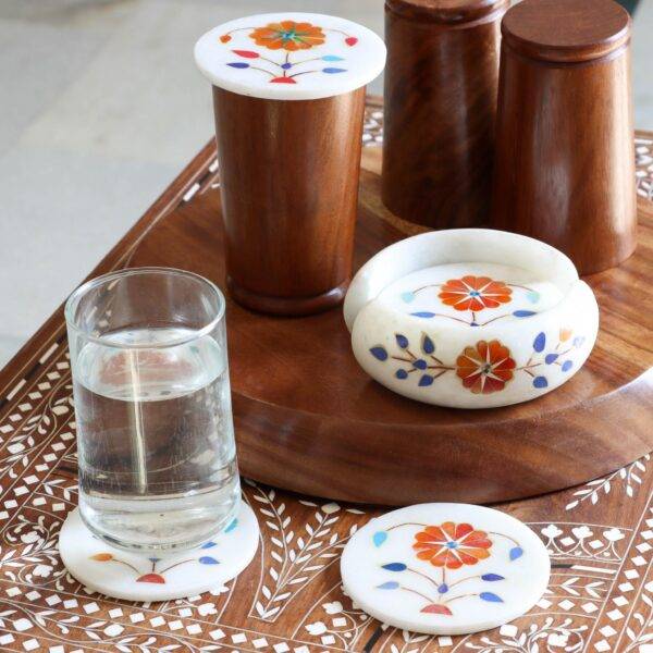 Marble Inlay Coaster