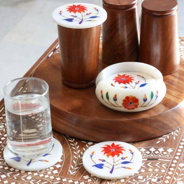 Marble Inlay Coaster
