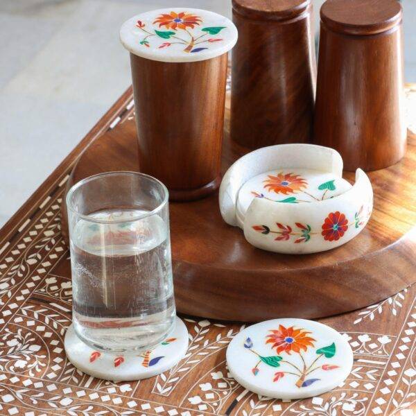 Marble Inlay Coaster