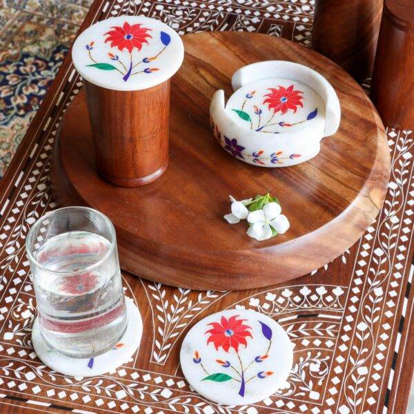 Marble Inlay Coaster