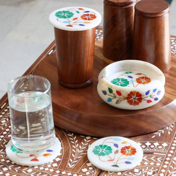 Marble Inlay Coaster