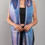 Handloom Banarasi Silk Scarf with Zari Work
