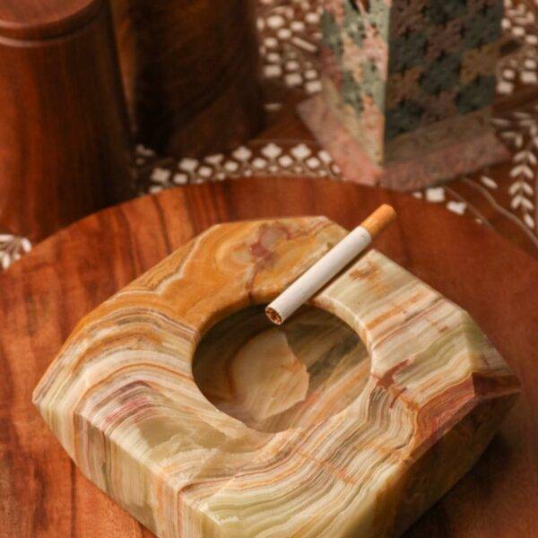 Hand Carved Onyx Ashtray