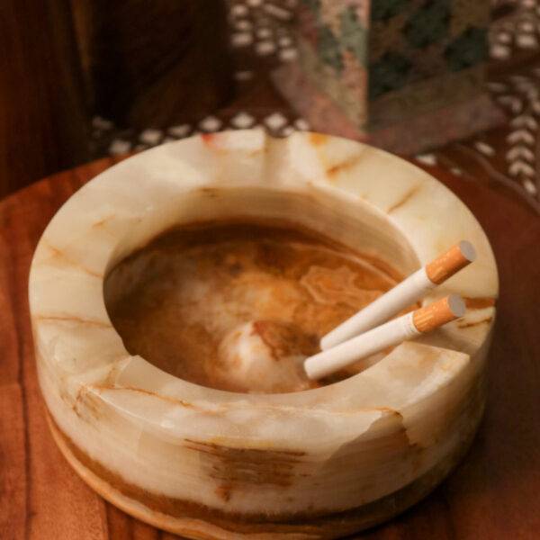 Hand Carved Onyx Ashtray