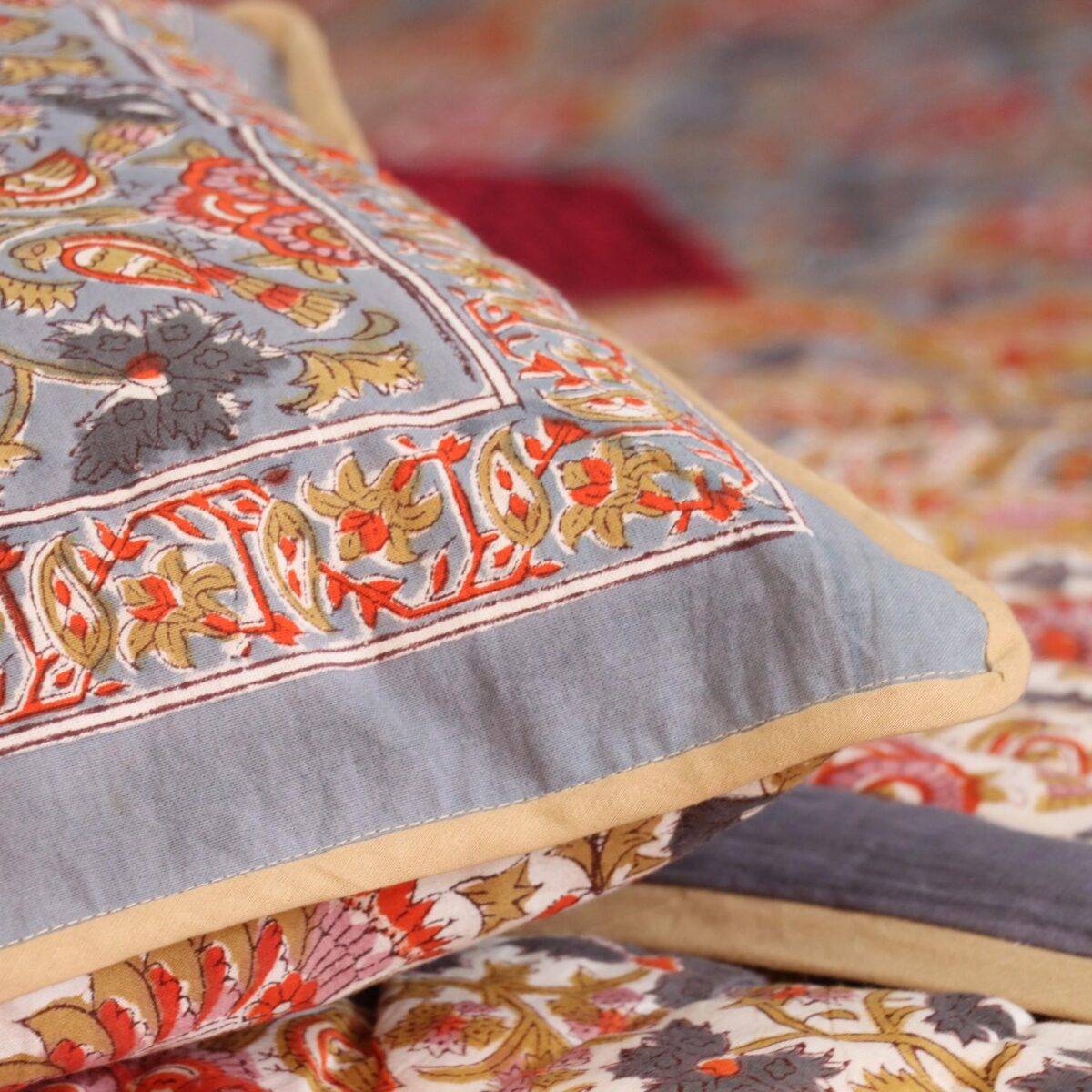 quilts cotton grey and yellow 10