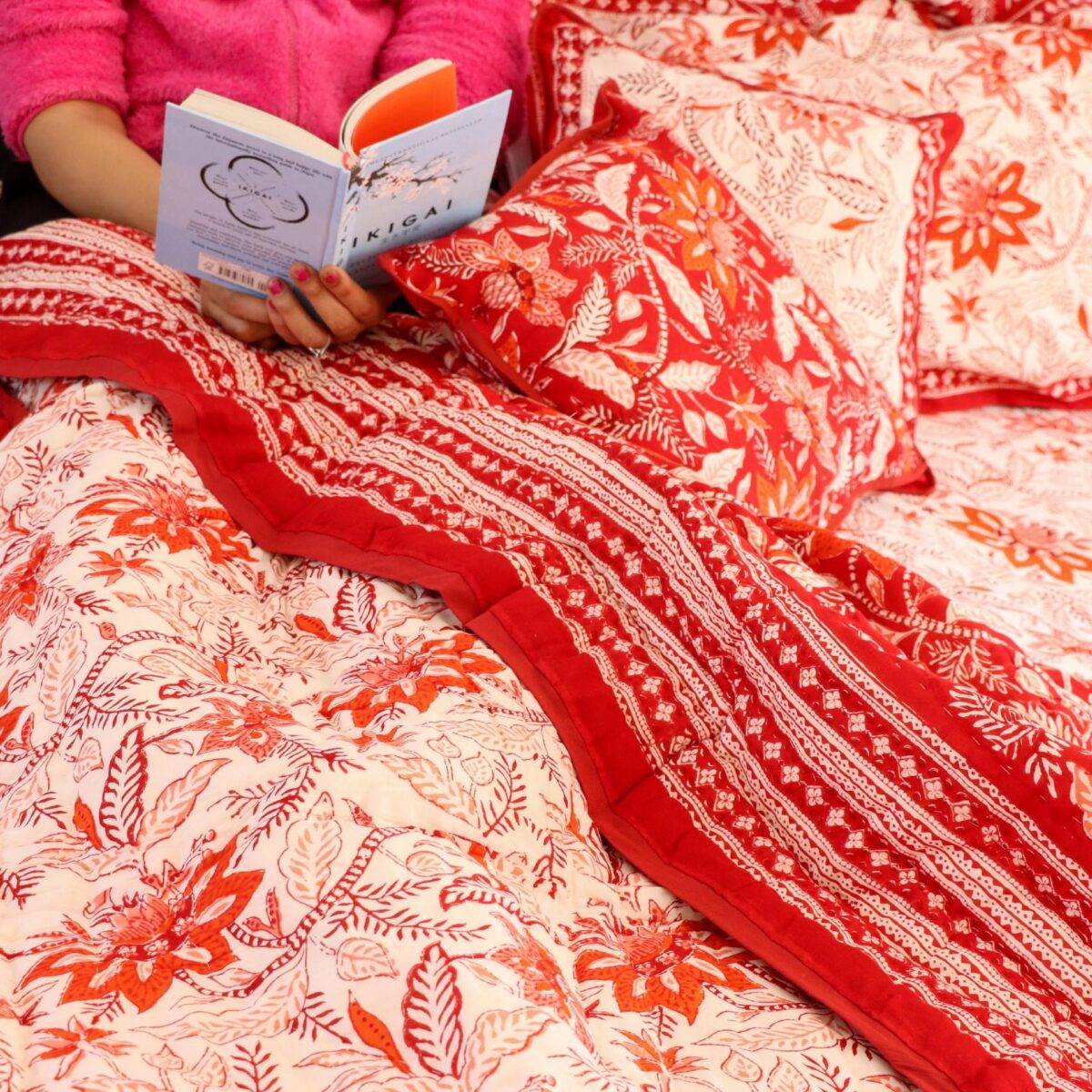 quilts cotton red