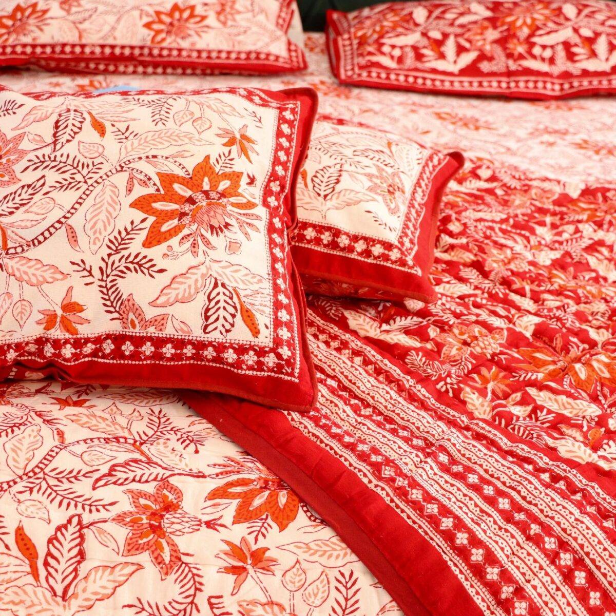 quilts cotton red 11