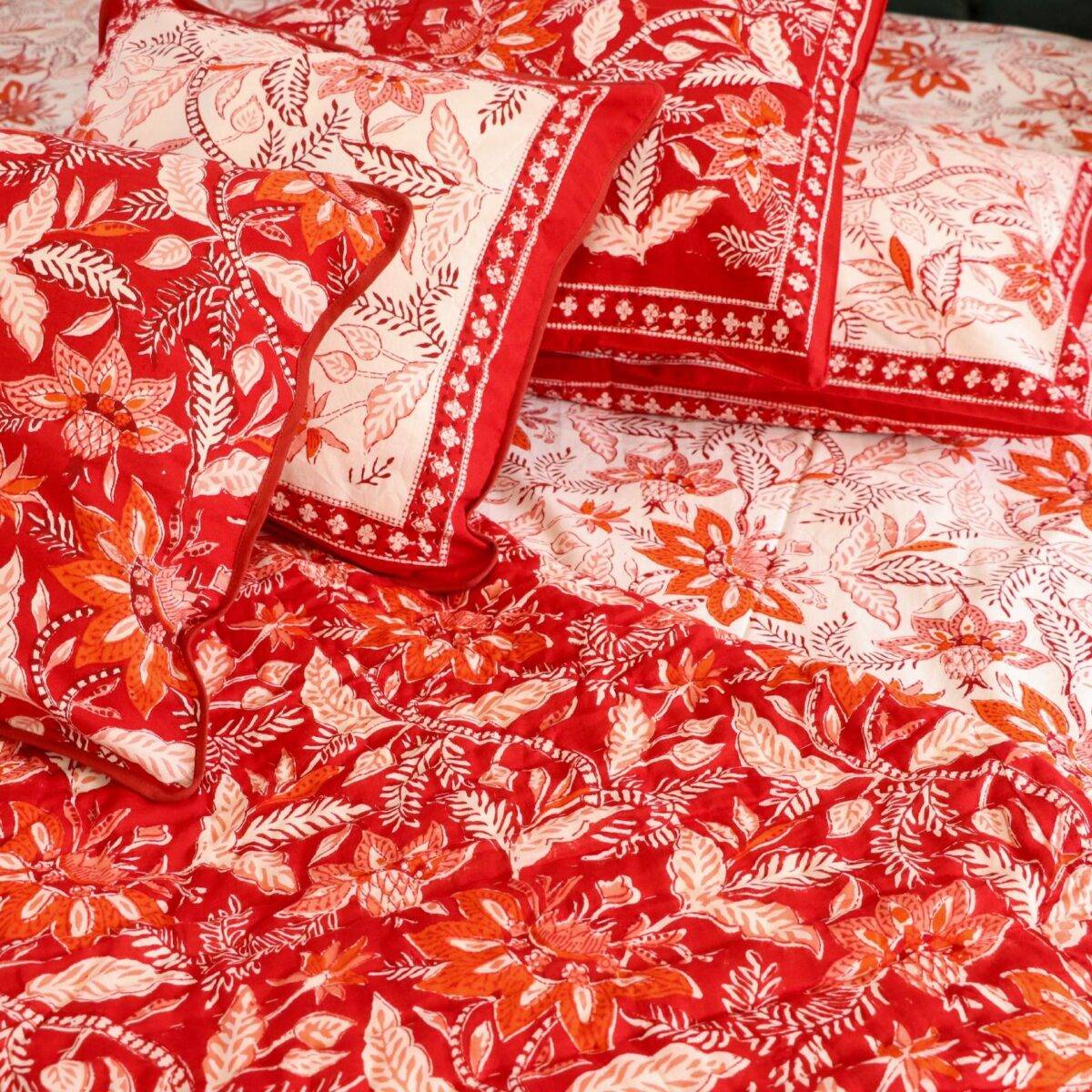quilts cotton red 12