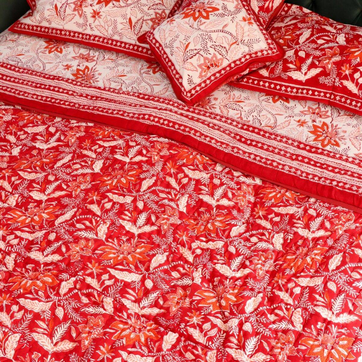 quilts cotton red 2