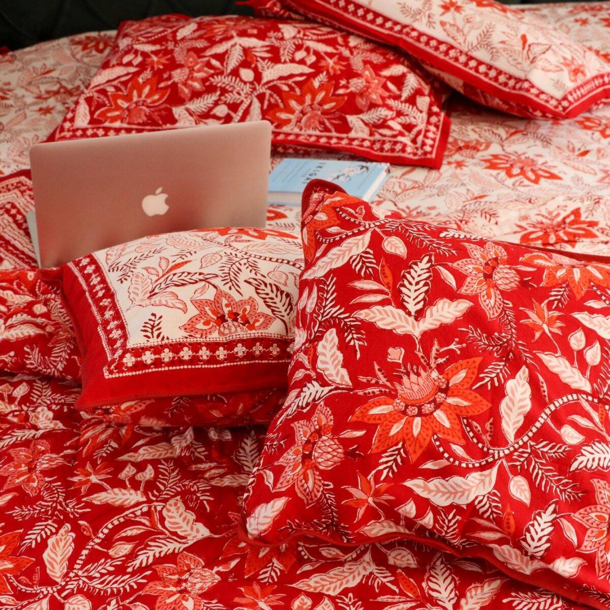 quilts cotton red 3