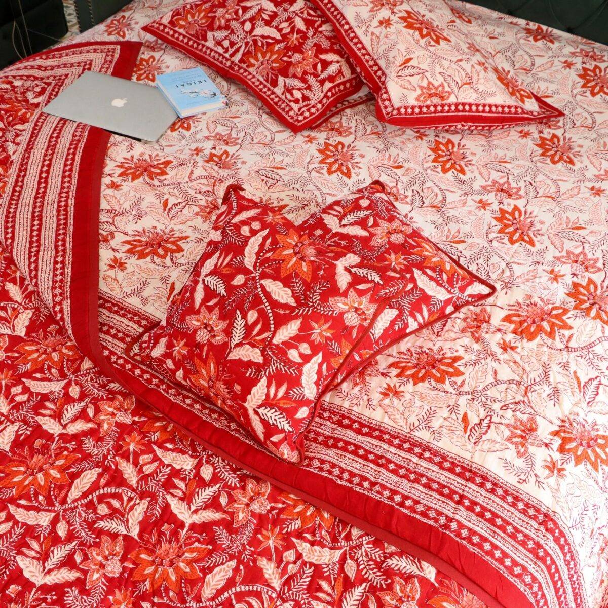 quilts cotton red 5