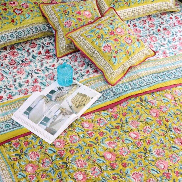 Petals Blocks Cotton Bedding Set