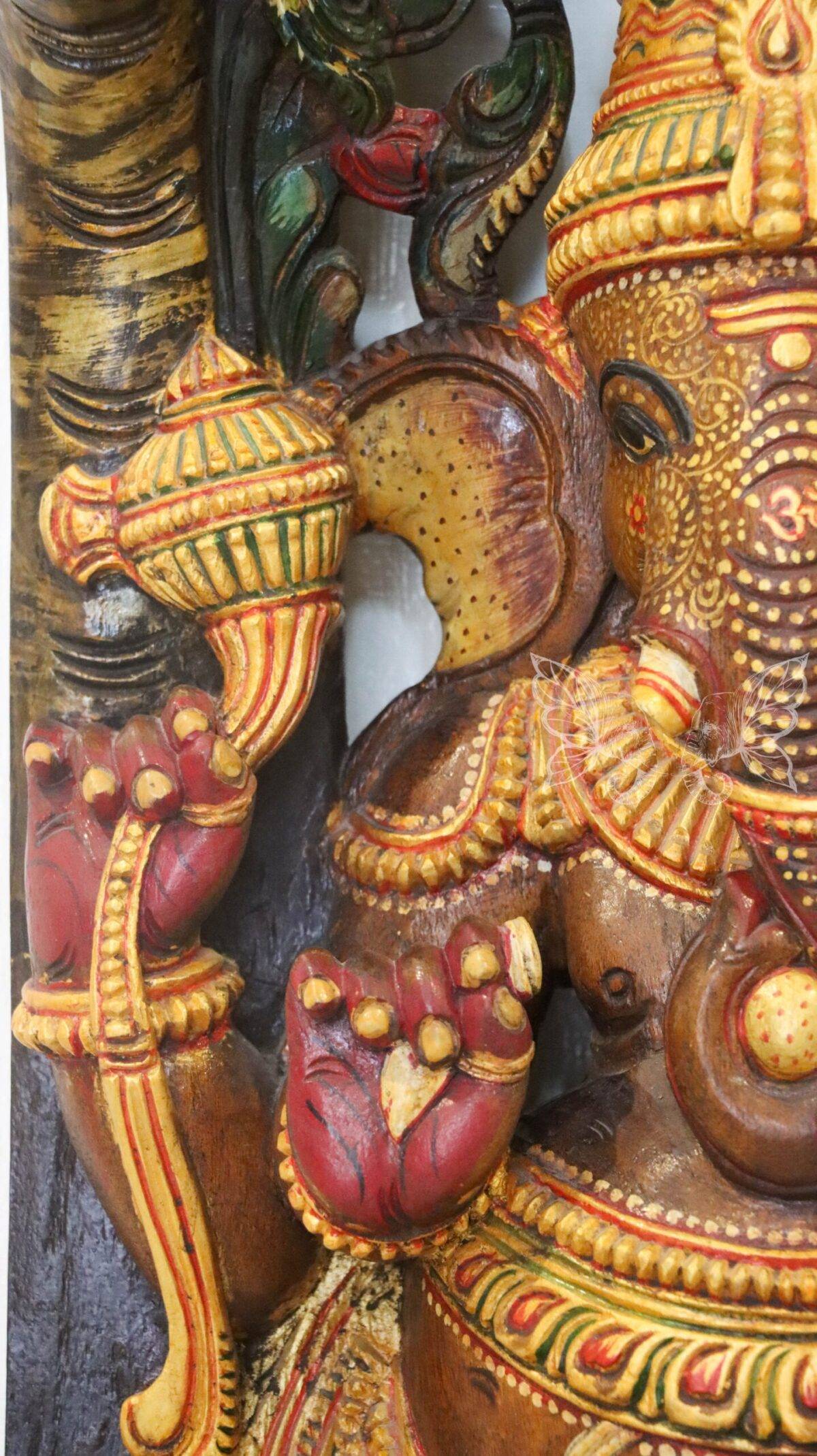 wood carving ganesh and ridhi sidhhi 1703 scaled 1