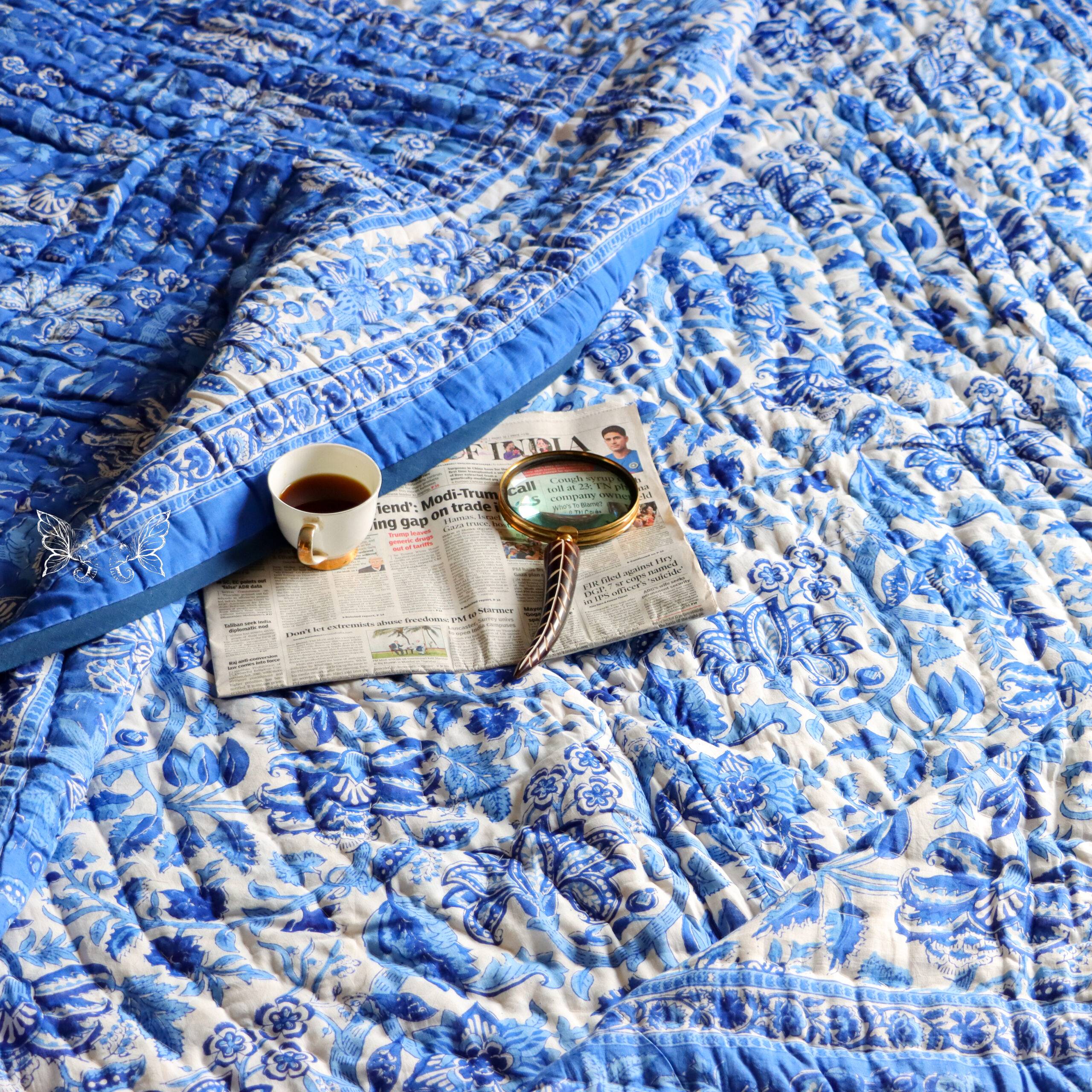 Hand block printed quilt -2 Hand block printed quilt 2 scaled